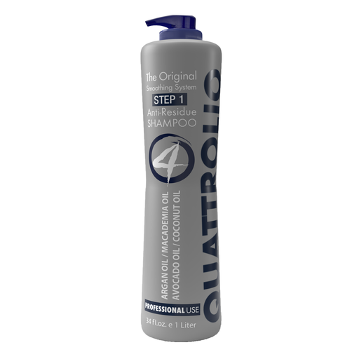 [QUT1000] QUATTROLIO® Professional Care - Step 1: Anti Residue Shampoo (34 fl oz)